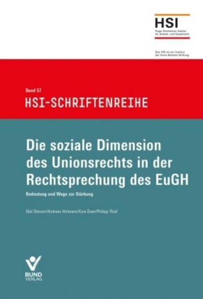 Die Soziale Dimension Des Unionrechts In Der Rechtsprechung Des Eugh Andrea ...-image