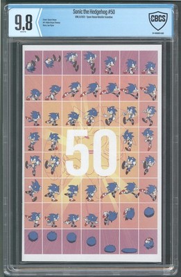 Sonic the Hedgehog #50 (2022) Hesse Variant Cover CBCS 9.8 IDW Publishing 2022