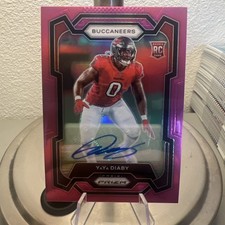 2023 Panini Prizm - Rookies YaYa Diaby #394 Pink Prizm Autographs (AU, RC)