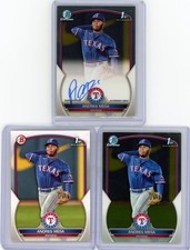 * ANDRES MESA * 2023 1ST BOWMAN CHROME CERTIFIED AUTO + CHROME & BASE RC # 44