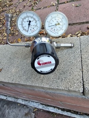 Concoa Controls 2123302-01-590 Gas Regulator CGA-590 Two Stage USA - Works Great