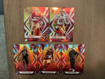 2020 Panini Phoenix #117 Brandon Aiyuk Fire Burst Rookie RC 49'ers + 4