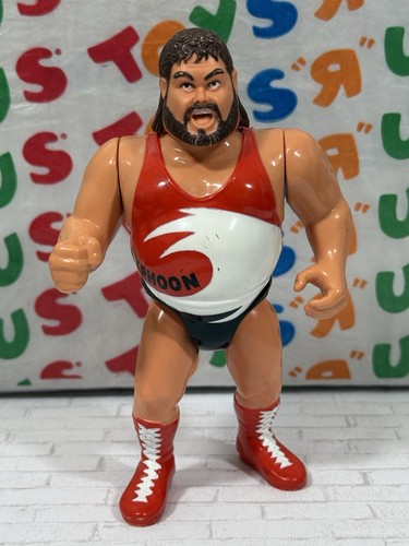 WWF Hasbro Typhoon NM Action Works 1 Arm Vintage T...