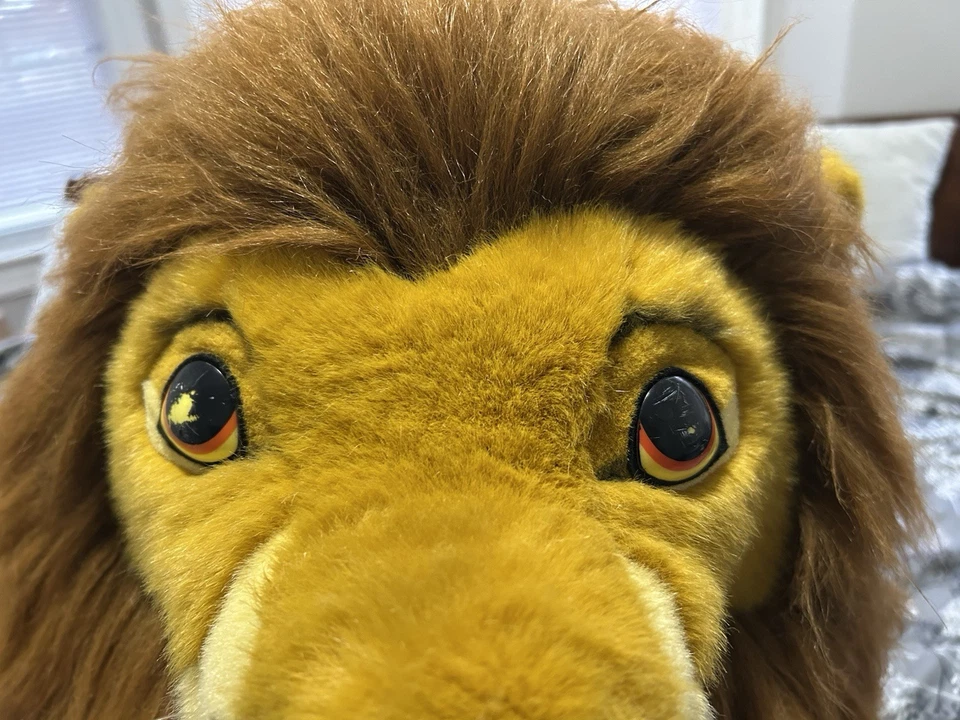 Disney Rey León Simba Vintage 1994! "Animal de peluche Jumbo Douglas Co. 60"" ¡RARO!! Foto 4 de 4