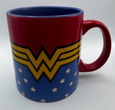 Wonder Woman 20 oz Ceramic Coffee Mug DC Comics Superhero Red Blue Large Cup