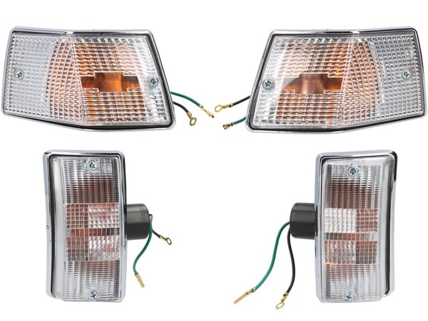 Blinker -OEM QualitÄT 4Er Set- Vespa PX80, PX125, PX150, PX200, T5 125Cc Chrom-image