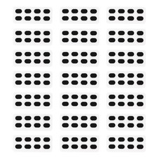 80 Pairs Eyeglass Nose Pads EVA Self Adhesive Anti Nose Protectors for Glasses