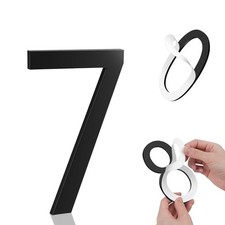 4 Inch House Numbers, Self-adhesive House Number Acrylic Modern House 4in No.7