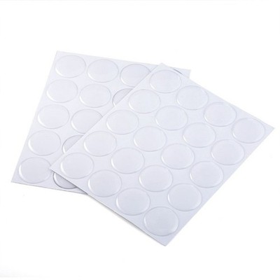 300pcs 2.5cm Dome Circle Clear Epoxy Stickers for Bottle Crafts