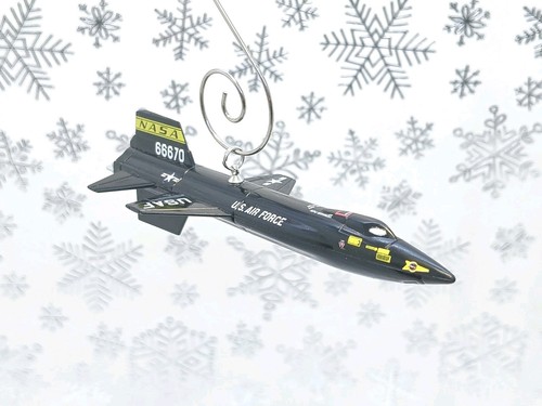 USAF NASA X-15 Space Research Plane Rakete Custom Christmas Ornament Schiffsmodell - Bild 1 von 10