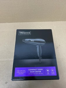 TRESemme Compact 2000W Haar DC Motor Trockner leicht & kompakt 2 Geschwindigkeiten schwarz