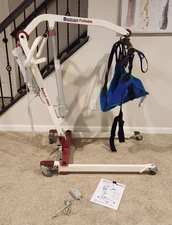 BestCare BestLift PL400EF Foldable Portable Patient Lift with Charger, & Sling