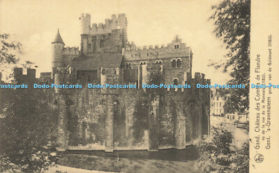 R592332 Gand Chateau des Comtes de Flandre vu de la rue de la Monnaie Nels Gent