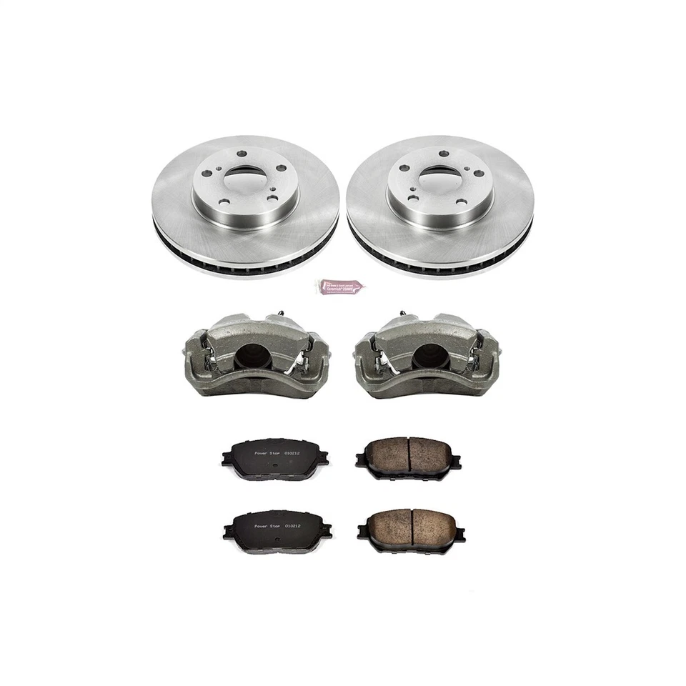 KCOE1064 Kit de frenos Powerstop con pinzas juego de 2 ruedas delanteras para Toyota Camry Foto 2 de 4