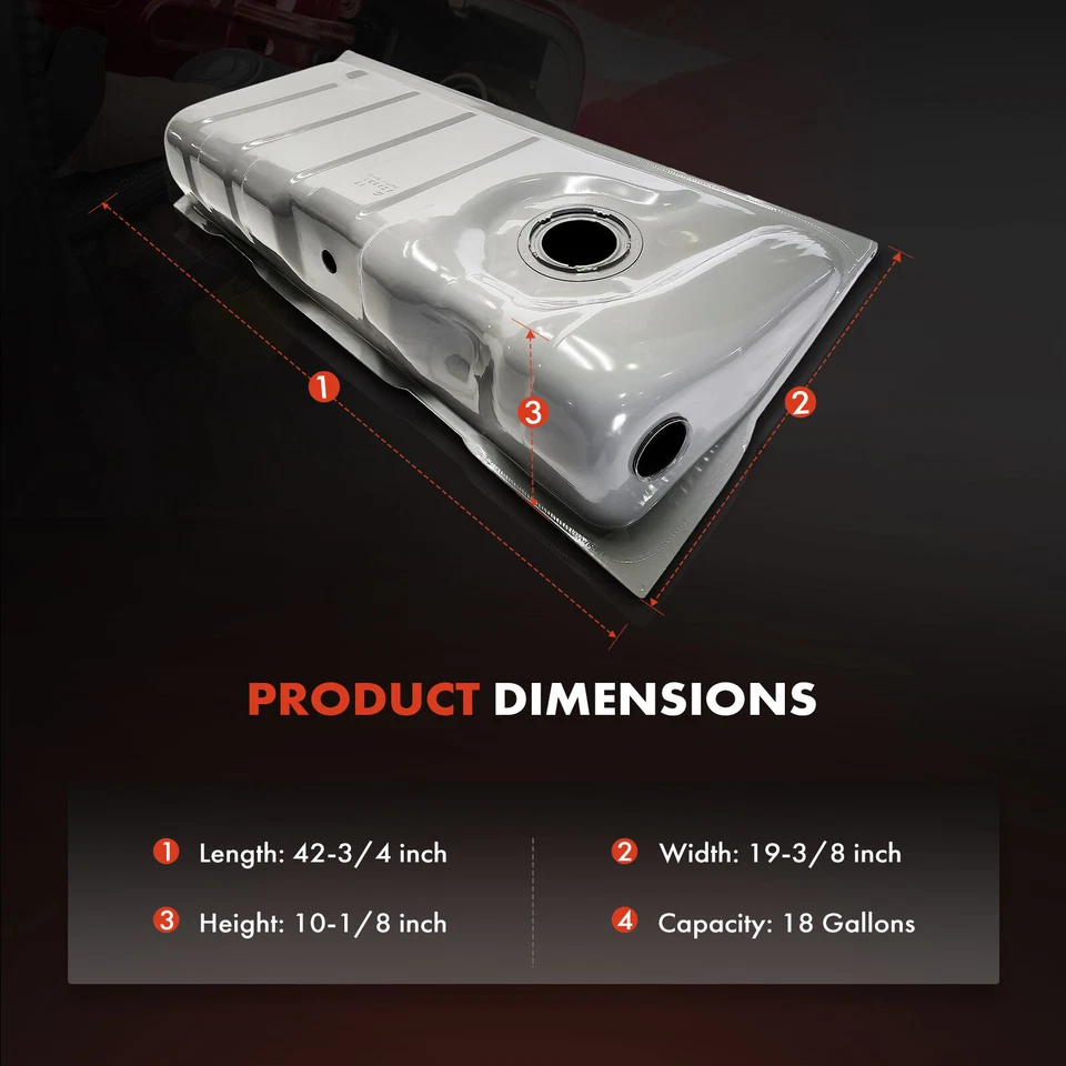 Tanque de combustible de 18 galones para Ford LTD 1983-1986 Lincoln Town Car Mercury Grand Marquis Foto 4 de 4