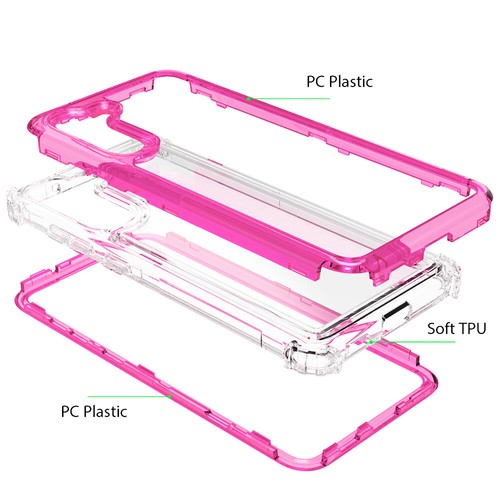 For Samsung Galaxy A14 A15 A16 A25 5G Clear Heavy Duty Hybrid Cover Case - Picture 16 of 24