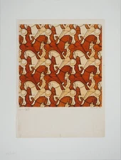 M.C. ESCHER: Medieval Army, Facsimile, 2008, 450 Ex