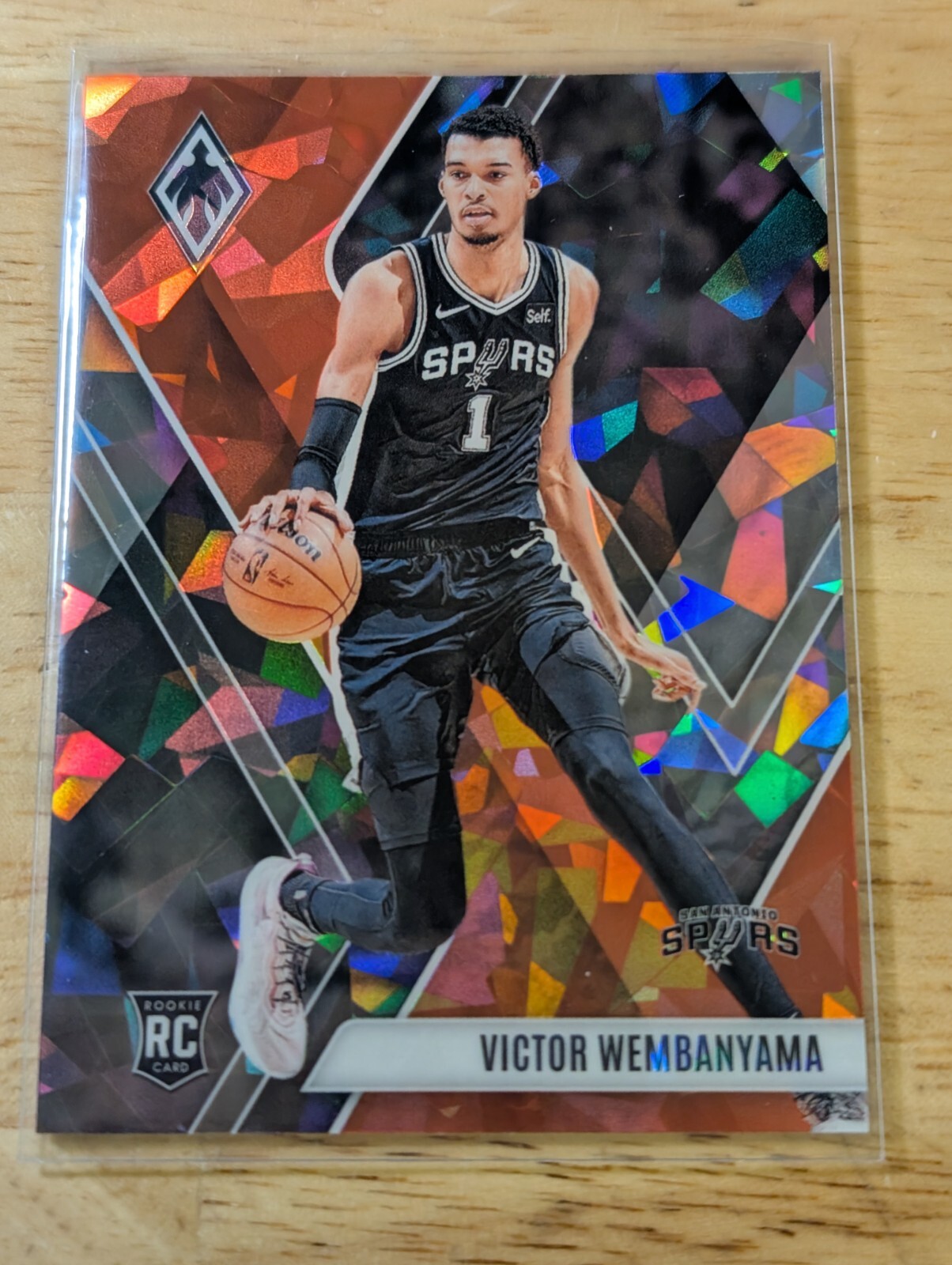 2023-24 Panini Phoenix Victor Wembanyama #256 Orange Ice Prizm /249 Rookie RC