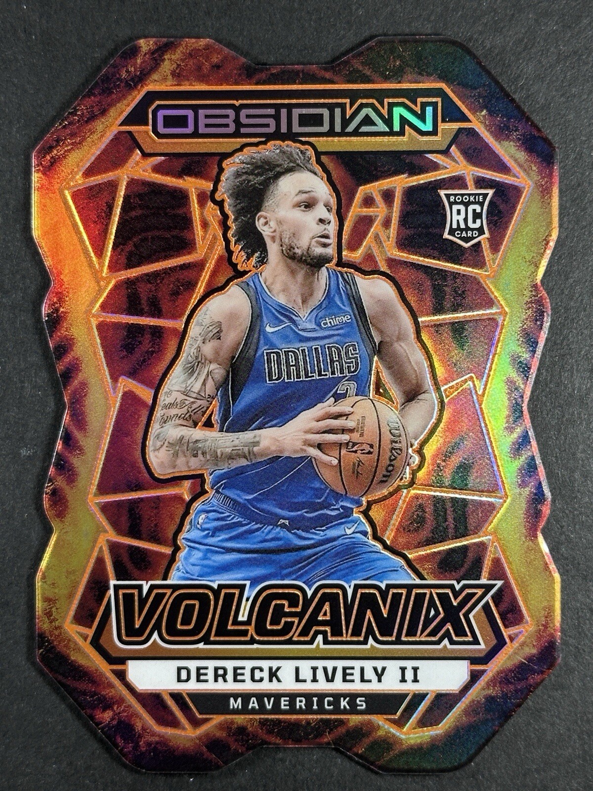 2023-24 Panini Obsidian Dereck Lively II Volcanix RC SSP Case Hit 🔥🔥🔥🔥