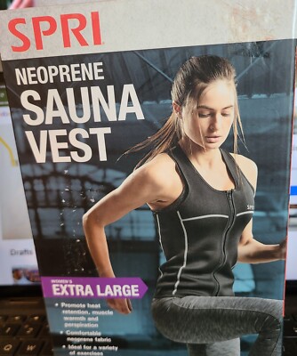 Spri Neoprene Womens Sauna Vest extra large new in box.