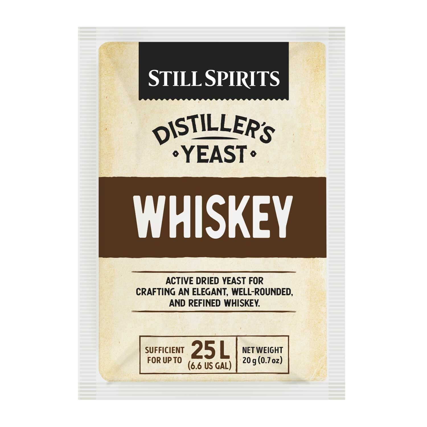 Still Spirits Distillers Whiskey Yeast 20g Bourbon Whisky Active Dried Home Brew