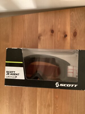 Sports NEW ''Scott Jr. Agent'' black googles-Junior.  Reg. 19.99