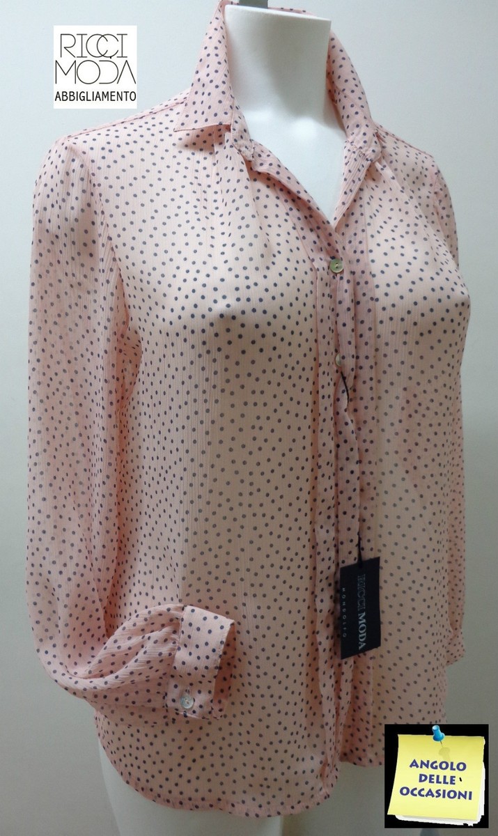 Camicia donna taglie forti 34 blouse chemisier bluse bluzka