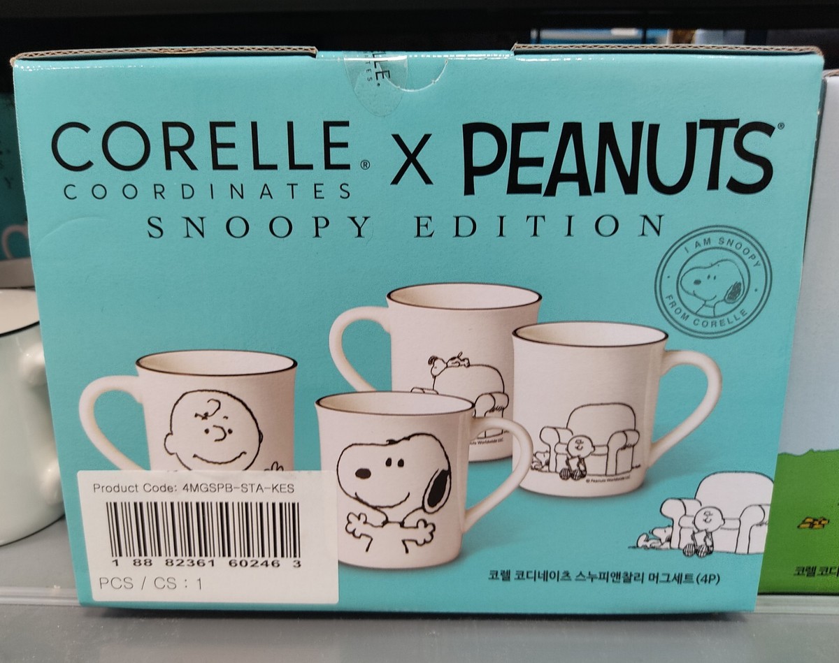 Corelle Snoopy Set Corelle Snoopy Mug Corelle X Peanuts Snoopy And
