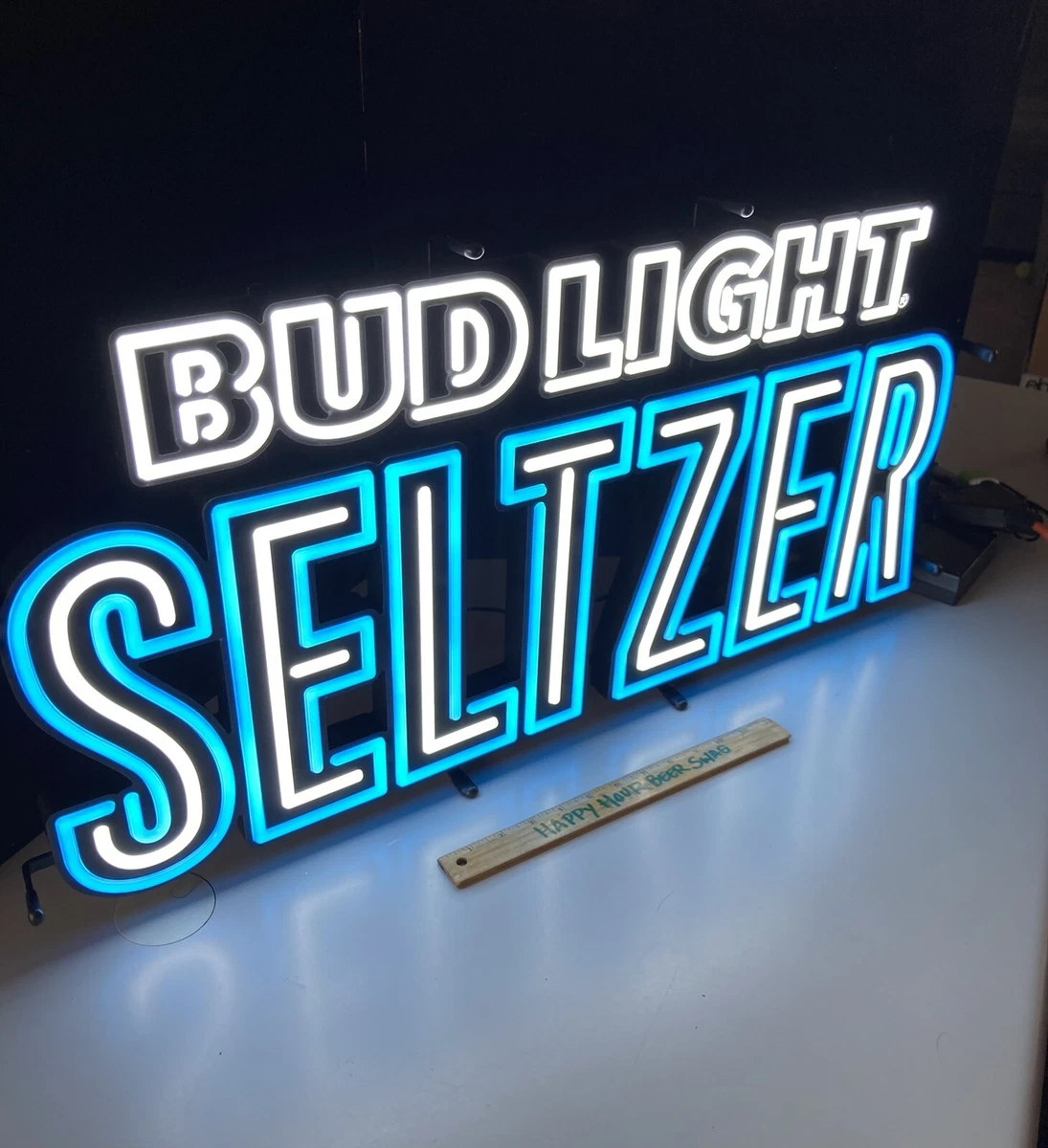 Bud light seltzer neon cheap sign