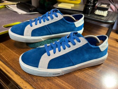 DIESEL Sneakers ~ Bright Blue Suede ~ Bovine Leat… - image 1