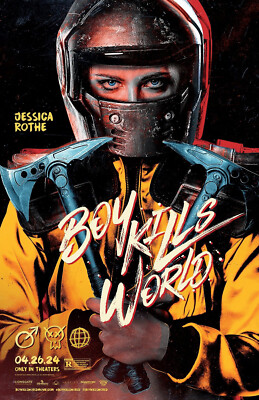 BB0704 Boy Kills World Film By Moritz Mohr 2024 Rothe Movie Poster 11x17