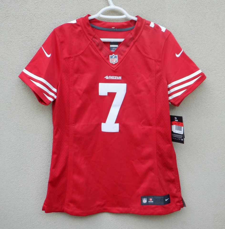 Nike Colin Kaepernick женщин Джерси красный Сан-Франциско 49ers сшитая графика редкая! - Изображение 2 из 4