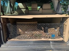 Rear Trunk Envelope Style Organizer Cargo Net for LAND ROVER DISCOVERY 1999-2004