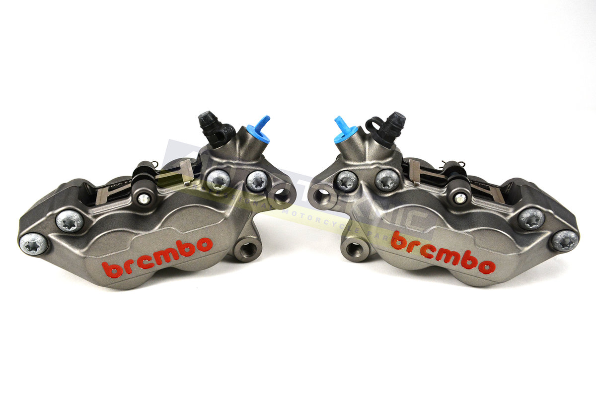 Brembo P4 30/34 Axial Brake Calipers (Pair) 40mm Mount in Titanium