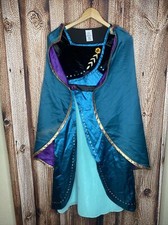 Disney Store Frozen 2 Anna Coronation Dress  Cape Costume Girls Youth Size 9/10