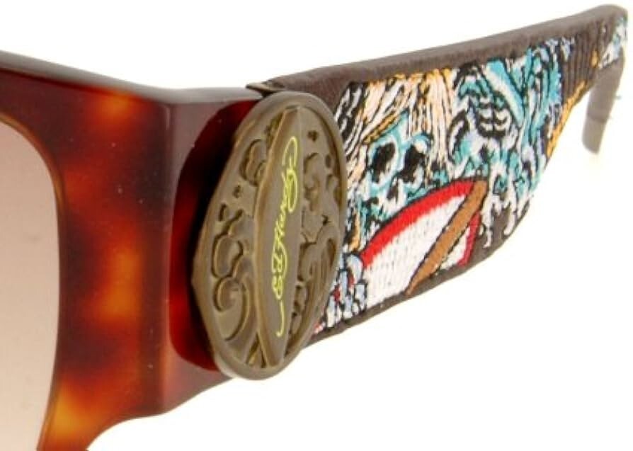 Ed Hardy EHS 040 SURF OR DIE Tortoise Sunglasses | eBay