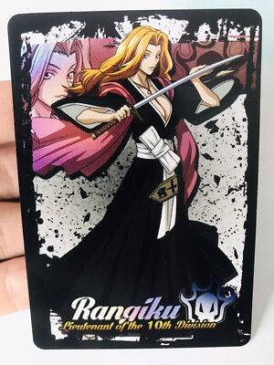 Rangiku Matsumoto Lieutenant of 10th Division Mint Holo Foil Trading Card CCG