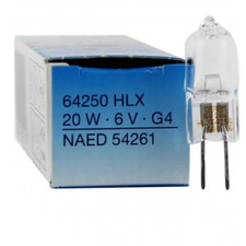OSRAM SYLVANIA FHE / ESB 64250 HLX 20W 6V G4 Bipin Halogen Light Bulb