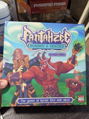 FANTAHZEE HORDES & HEROES Dice Card Game 100% COMPLETE 2016 A Dice & Slice Game