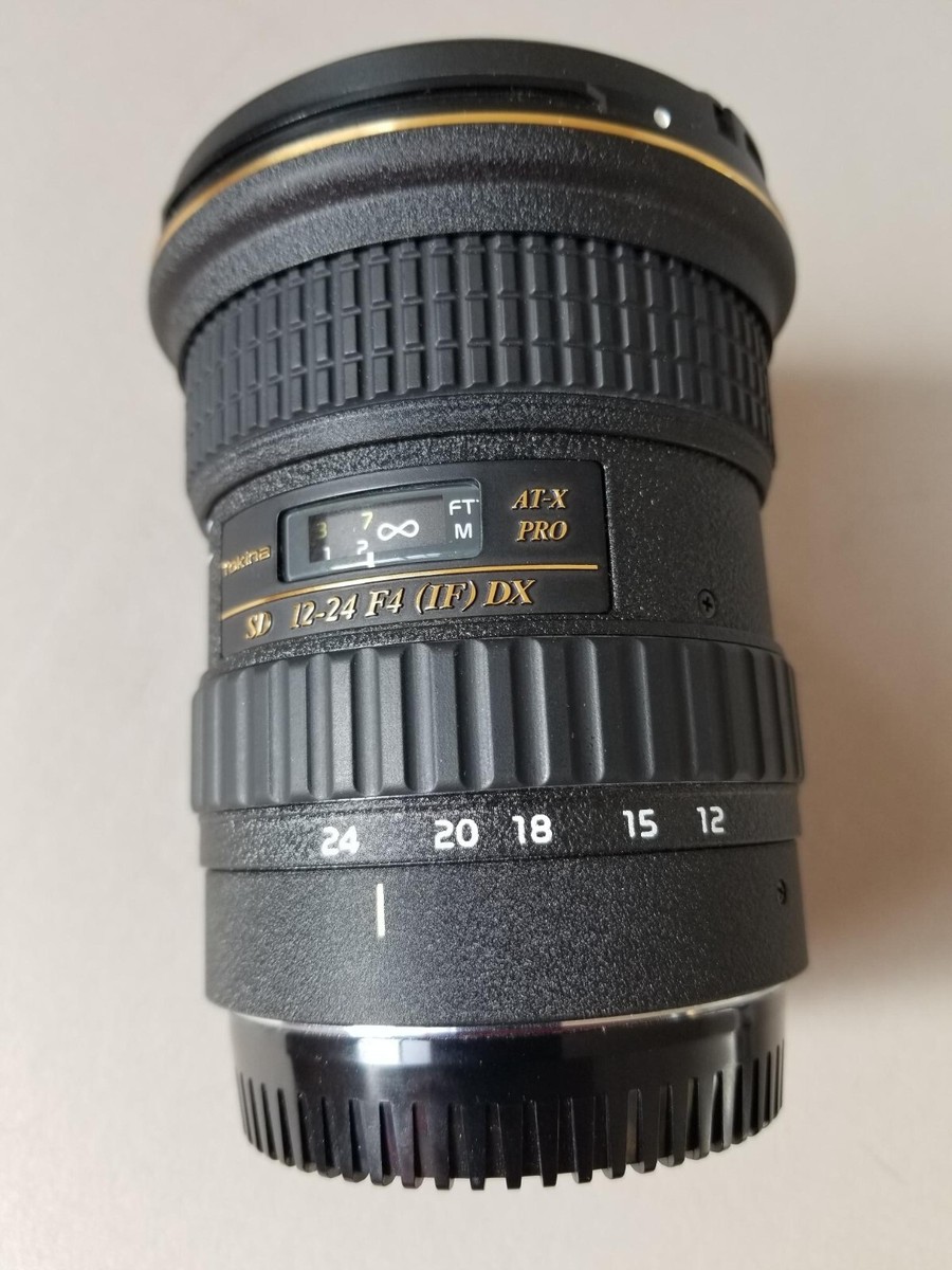 Tokina 12-24 mm f4 Aspherical AT-X124 Pro DX Lens for Canon EOS