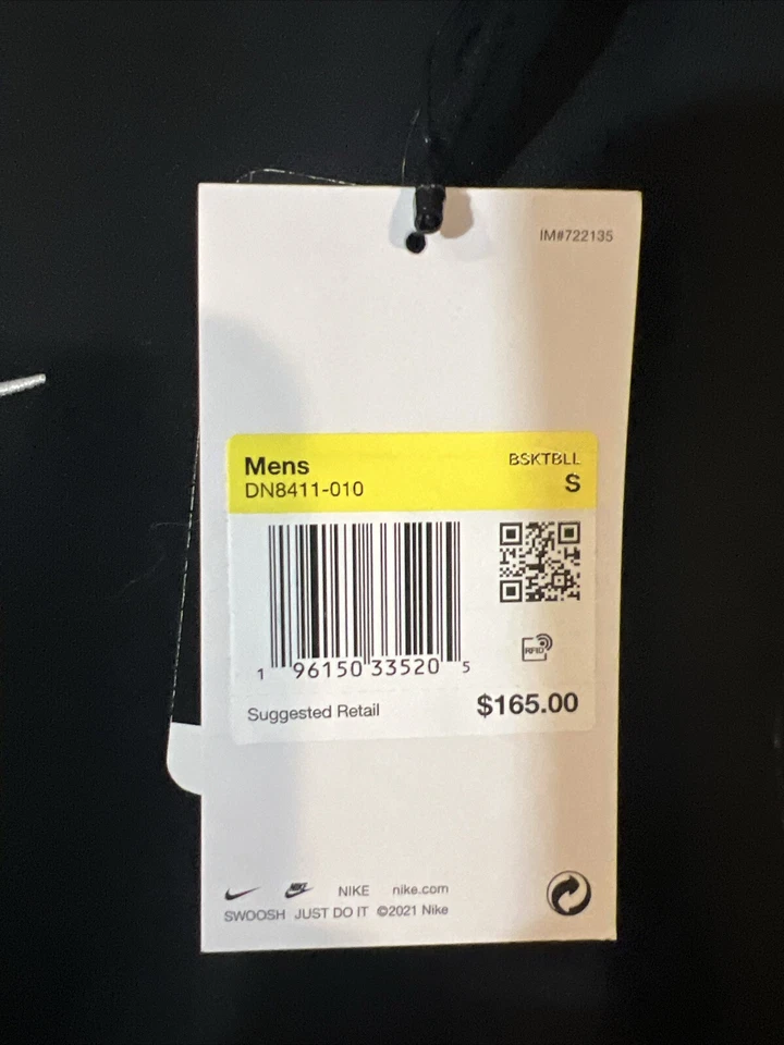 Nike Dri Fit  Minnesota Timberwolves Jacket Mens Small  Black  Full Zip NBA  NWT - Image 2 of 4