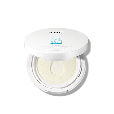 AHC Safe On Cica Calming Sun Cushion 25g  SPF50+ PA++++ Renewal  K-Beauty