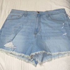 Size 12 high rise jean shorts