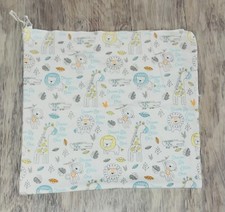 Bananafish Dream Big Little One Baby Blanket Lion Giraffe Monkey 28.5  X 28.5  H