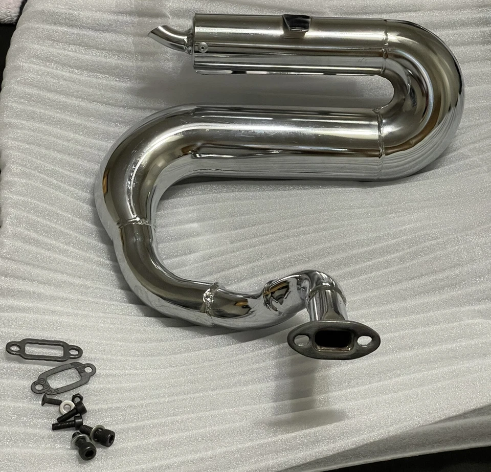 UPGRADE STEEL EXHAUST PIPE FOR FS RACING 1/4 SCALE RC TRUCKS - Image 2 of 4