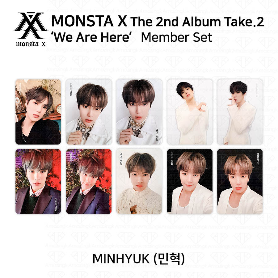 K-POP・アジア MONSTAX MINHYUK NFL SELFIE PHOTOCARD SET