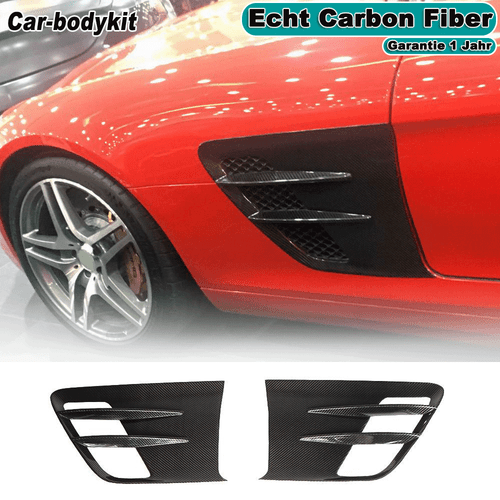 Parafango in carbonio copertura presa d'aria adatto per Mercedes Benz SLS C197 R197 - Foto 1 di 12