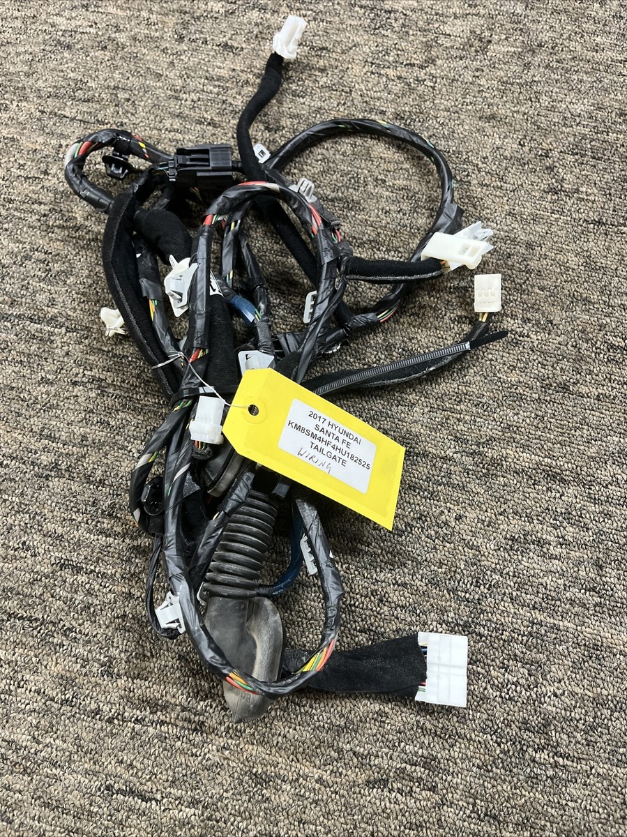 2017 HYUNDAI SANTA FE REAR TAILGATE LIFTGATE WIRE WIRING CABLE