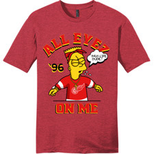 NEW RETRO KINGS x SWOD THUG BART Tee Shirt HEATHER RED SMALL-4XLARGE MADE IN USA