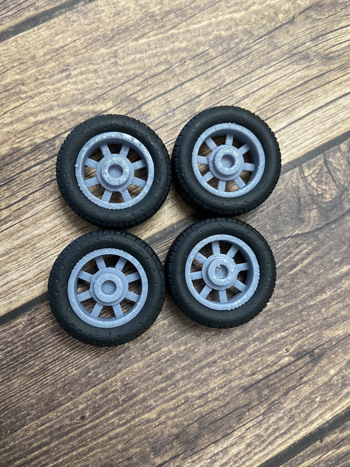 1/24 Scale: 17-inch Minilites model car wheels/tires. Resin; 3D Print ...